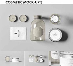 化妆品包装展示模型(第三版)：Cosmetic Mock-up 3